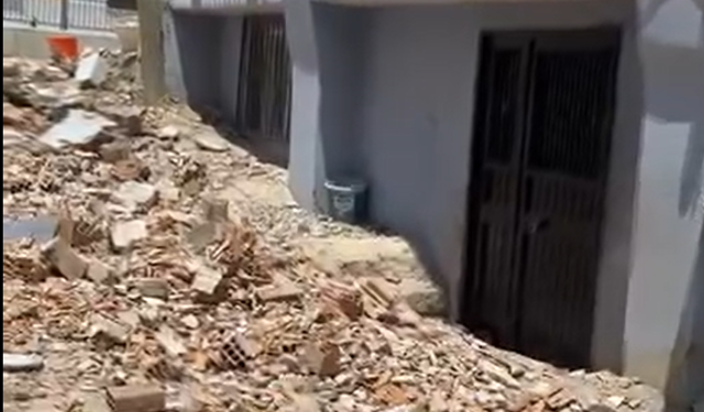 Dam Duvarı Yola Çöktü, Faciadan Dönüldü