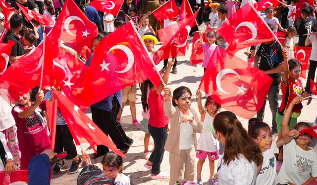 Levent Mahallesi'nde Çocuklar Doyasıya Eğlendi