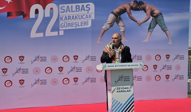 Erdinç Altıok, 22. Salbaş Karakucak Güreş Şenlikleri'nde Ata Sporu Coşkusuna Ortak Oldu