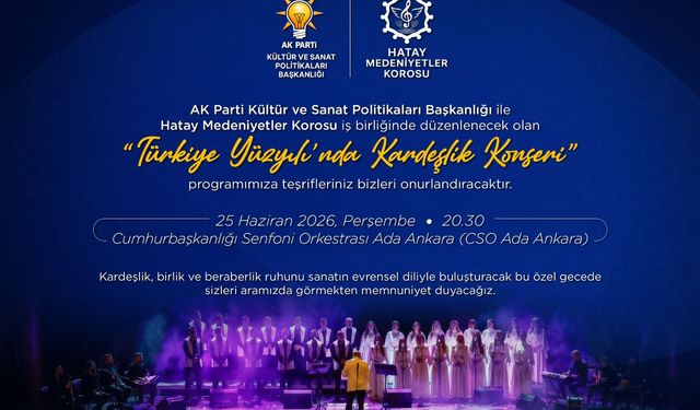 Ankara'da Kardeşlik Türküleri Yankılanacak