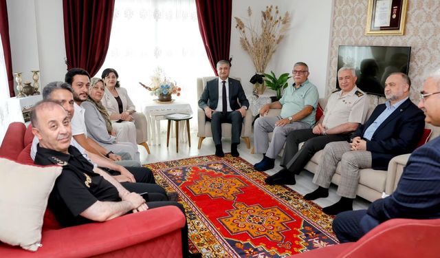 Vali Yavuz'dan 15 Temmuz Şehitlerinin Ailelerine Anlamlı Ziyaret