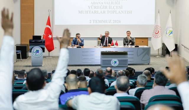 Yüreğir'in 107 Mahallesi Masaya Yatırıldı! Vali Yavuz Muhtarlarla Bir Araya Geldi