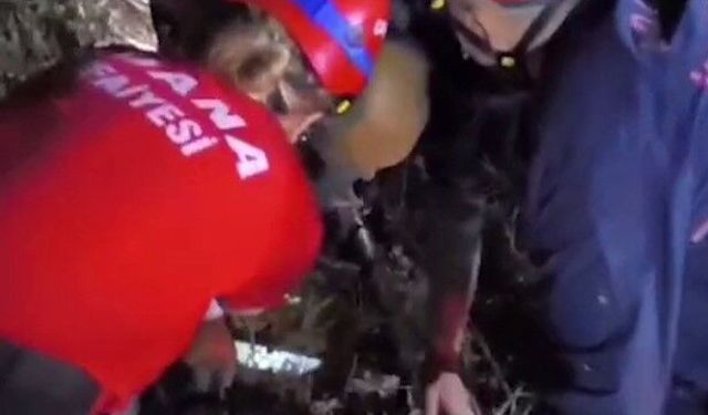 Ormanlık alanda mahsur kalan kişi ekiplerin çalışmasıyla kurtarıldı