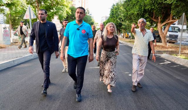 Emrah Kozay Asfalt Çalışmalarını Sahada İnceledi