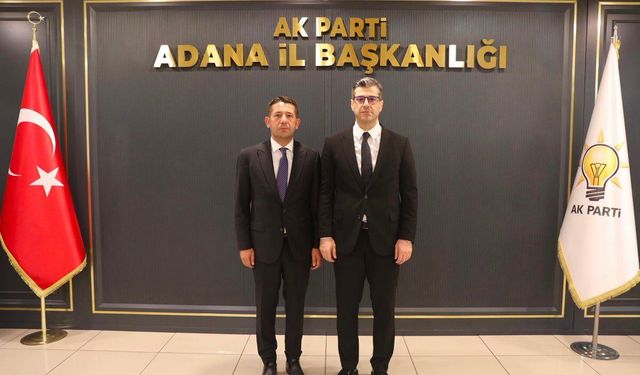 Feke Belediye Başkanı Cömert Özen'den AK Parti İl Başkanı Mustafa Özkan'a Ziyaret