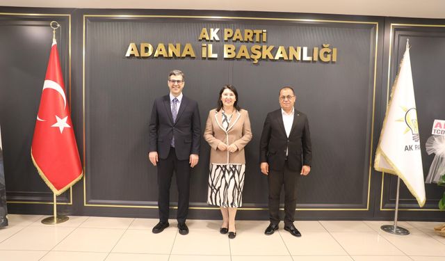 Sunay Karamık'tan AK Parti Adana İl Başkanı Mustafa Özkan'a Destek Ziyareti