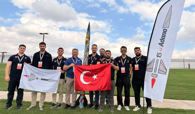 Çukurova Üniversitesi Öğrencilerinden Uluslararası Roket Yarışmasında Büyük Başarı