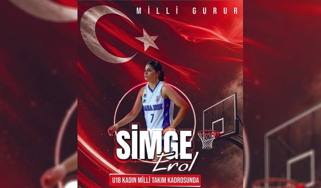 Simge Erol, U18 Kadın Milli Takımı'nda