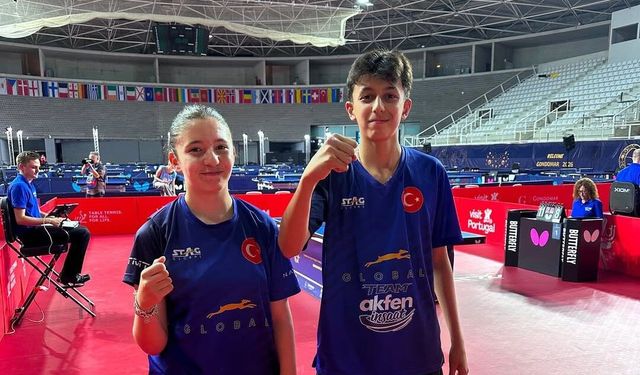 Görkem Öçal ve Ela Su Yönter Avrupa'da Yarı Finalde