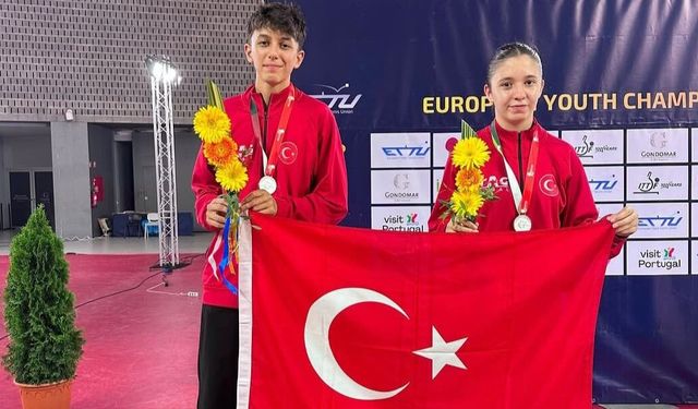 Görkem Öçal ve Ela Su Yönter Avrupa İkincisi...