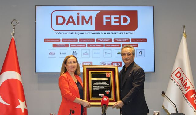 DAİMFED'de Bir İlk: Üstün Hizmet Şeref Belgesi Sahibini Buldu