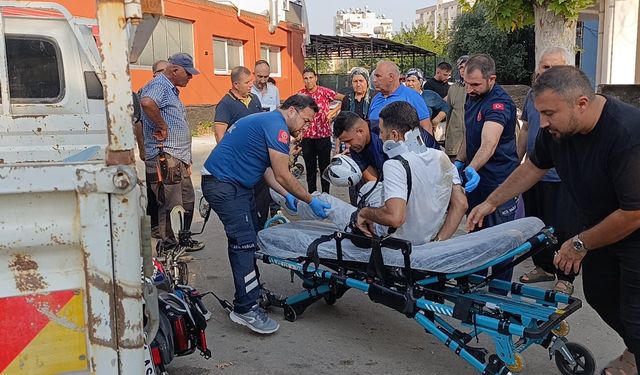 Kozan'da Pikap İle Motosiklet Çarpıştı: 1 Yaralı