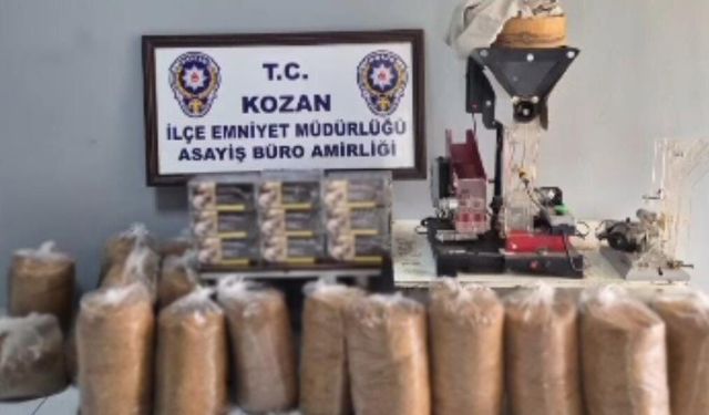 Kozan'da Kaçak Tütün Operasyonu! 69 Kilo Tütün Ele Geçirildi
