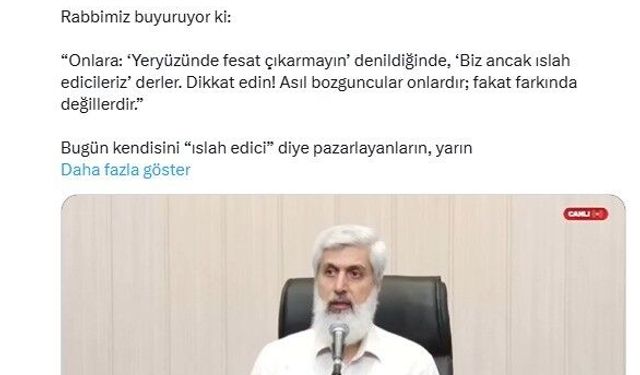 Saral’dan Kuytul’a Sert Sözler: “Devletten Büyük Hiçbir Güç Yoktur”