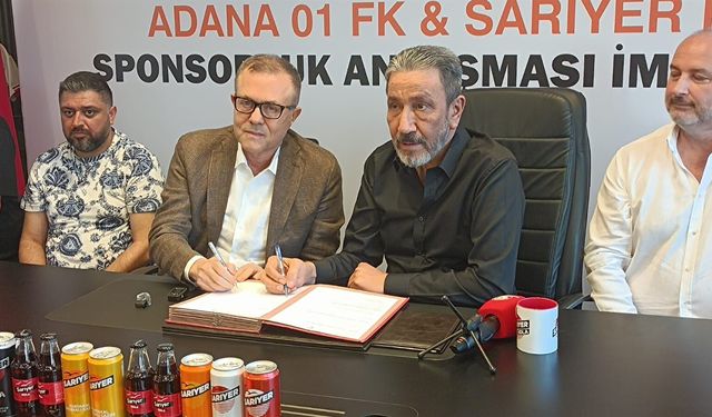 Sarıyer Kola’dan Adana 01 FK'dan Güçlü Sponsorluk Desteği