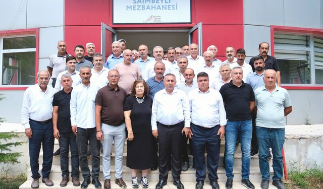 Güngör Geçer Saimbeyli’de Muhtarlarla Buluştu