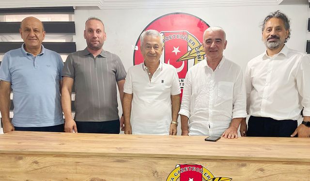 Adana Ticaret Odası Başkan Adayı Mehmet Şahbaz'dan Çukurova Gazeteciler Cemiyeti'ne Ziyaret
