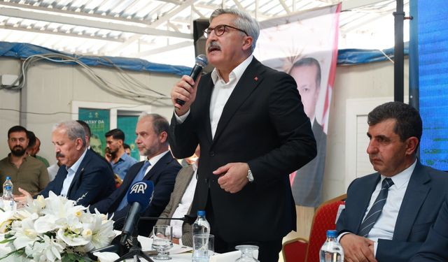 AK Parti Genel Başkan Yardımcısı Yayman, Hatay'da Konuştu ”AK Partinin Rakibi AK Partidir. Biz Kendimizle Yarışıyoruz.."