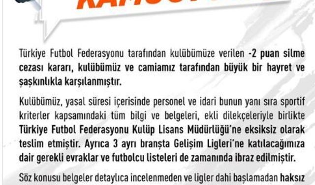 Puan Silme Cezasına İtiraz