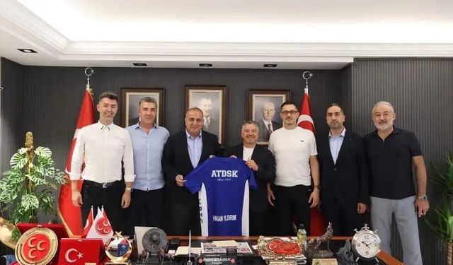 MHP Adana İl Başkanı Hakan Yıldırım, ATDSK Yönetimini Ağırladı