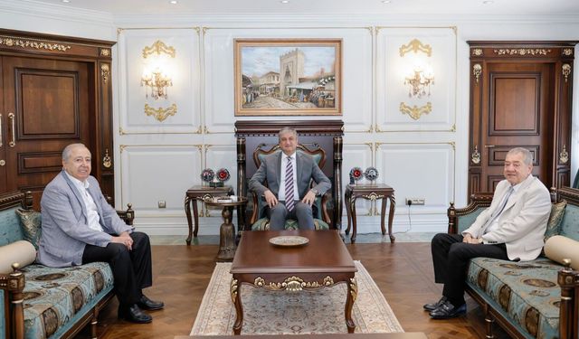 Edip Gülnar ve Turhan Demirdal, Vali Yavuz’u Makamında Ziyaret Etti