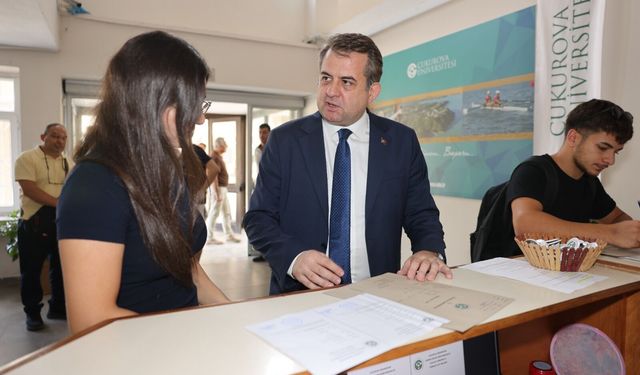 Çukurova Üniversitesinde Yeni Dönem Heyecanı: Yılın İlk Kaydını Rektör Beriş Yaptı