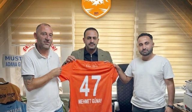 Adana 01 FK’dan Gençlik ve Spor İl Müdürü Mehmet Günay’a  Turuncu Beyazlı forma