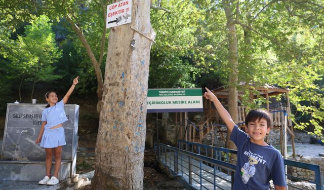 Adana’da Mesire Alanında Tepki Çeken Görüntü! Tabela Bile Yetmedi