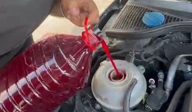 Adana Şalgamını Motor Suyunda Kullandı: 40 Kilometre Böyle Gitti
