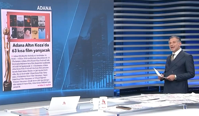 Adana Basınının Güçlü Sesi 5 Ocak Gazetesi Halk TV Ekranlarında