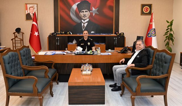 Savaş Çokduygulu’dan Emniyet Müdürü  Ahmet Hakan Arıkan’a Ziyaret