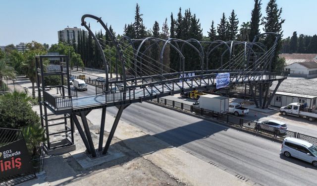 Adana Esas 01 Burda AVM Önüne Yeni Üst Geçit Geliyor