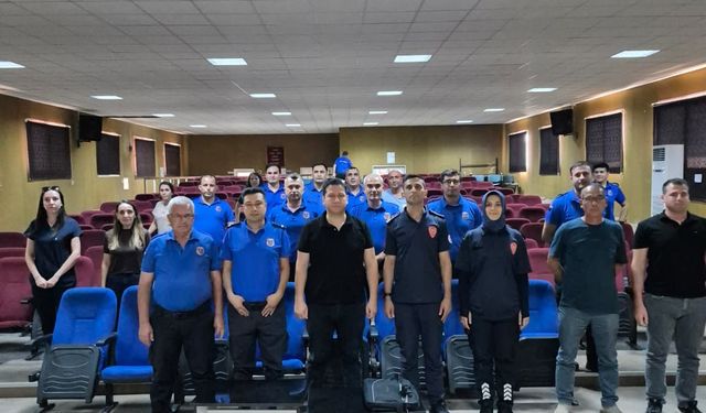 Ceyhan Açık Cezaevi Personeline Yangın Eğitimi Verildi
