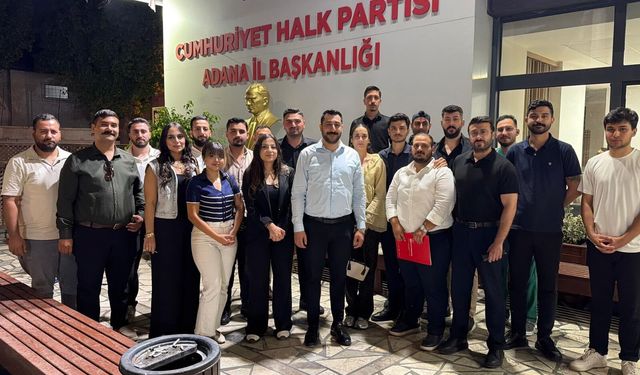 CHP Adana Gençlik Kolları’nda Yeni Dönem: Yeni Yönetim Göreve Başladı