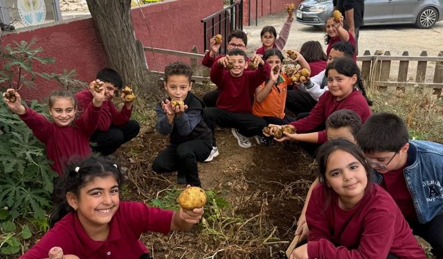 Okul Bahçesinde Yetiştirdiler, Geleneksel Lezzete Dönüştürdüler