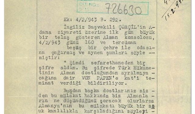 MİT Arşivlerinde Adana Detayı: Gizli Belgeler Ortaya Çıktı
