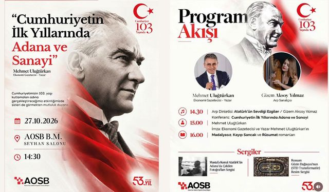 AOSB’den Cumhuriyet’in 103. Yılına Özel Görkemli Program!
