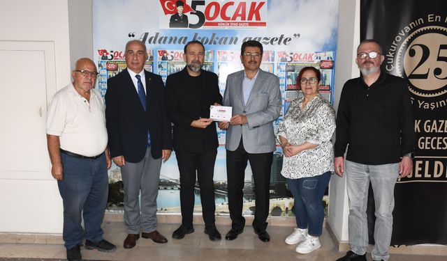 Adanalılar Derneği’nden 5 Ocak Medya’ya Ziyaret