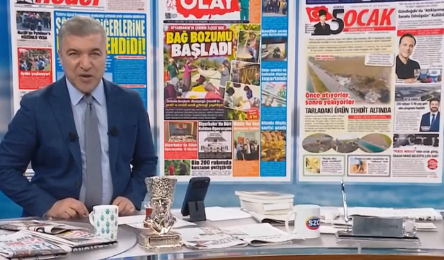 5 Ocak Gazetesi’nin Hasan Surözü Sürmanşeti Sözcü TV’de Yankı Uyandırdı