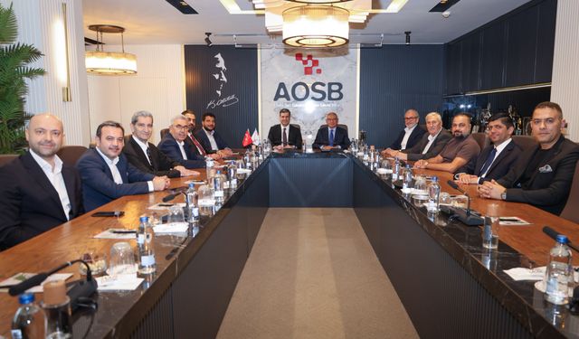 AK Parti Adana İl Başkanı Mustafa Özkan’dan AOSB’ye Ziyaret!