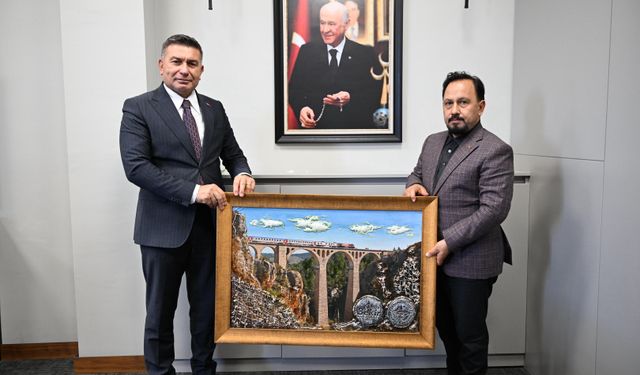 Başkan Bekir Şimşek, Sarıçam Belediye Başkanı Bilal Uludağ’ı Ağırladı