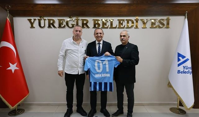 Adana Demirspor Yönetiminden Yüreğir Belediye Başkanı Tarık Özünal'a Ziyaret