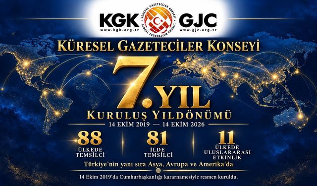 Küresel Gazeteciler Konseyi 7’nci Yılını Kutluyor