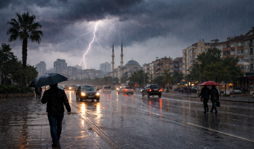 Hafta Sonu Planı Olanlar Dikkat! Adana’da Sağanak Geliyor