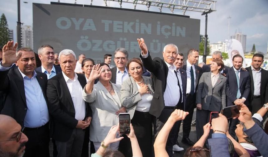 Seyhan’da Dev Miting! “Oya Tekin’e Özgürlük” Sesleri Yükseldi