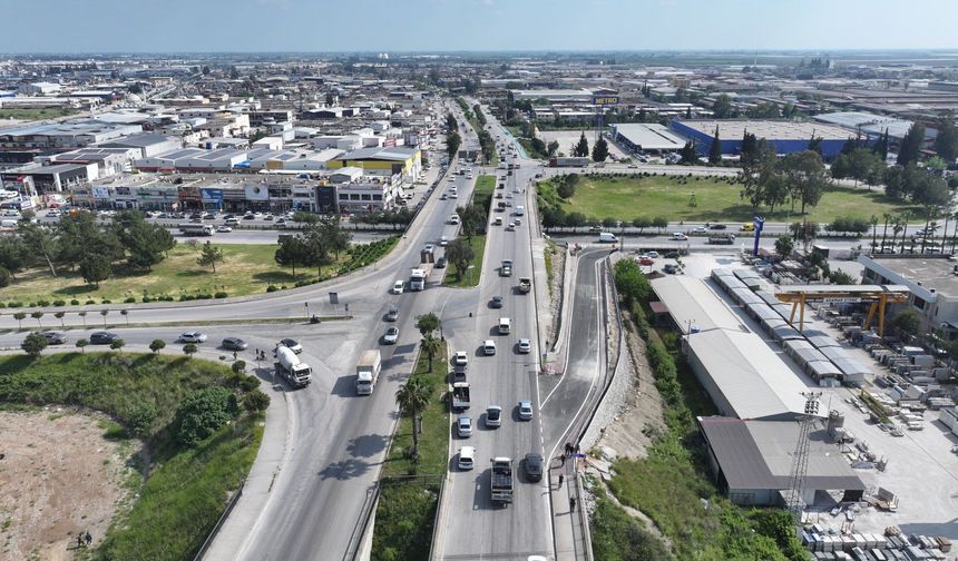 Adana’da Trafiği Rahatlatacak Yeni Yol Hizmete Açıldı