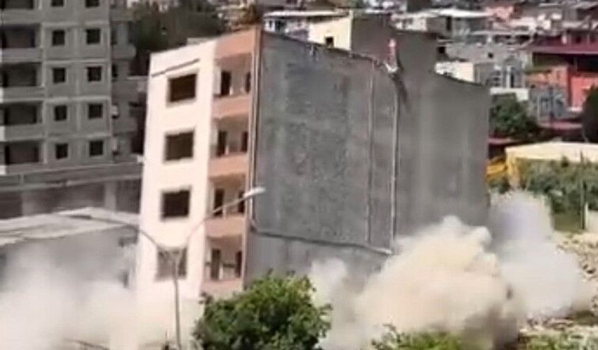Adana’da Korku Dolu Anlar: Kontrolsüz Yıkım Facia Getiriyordu!