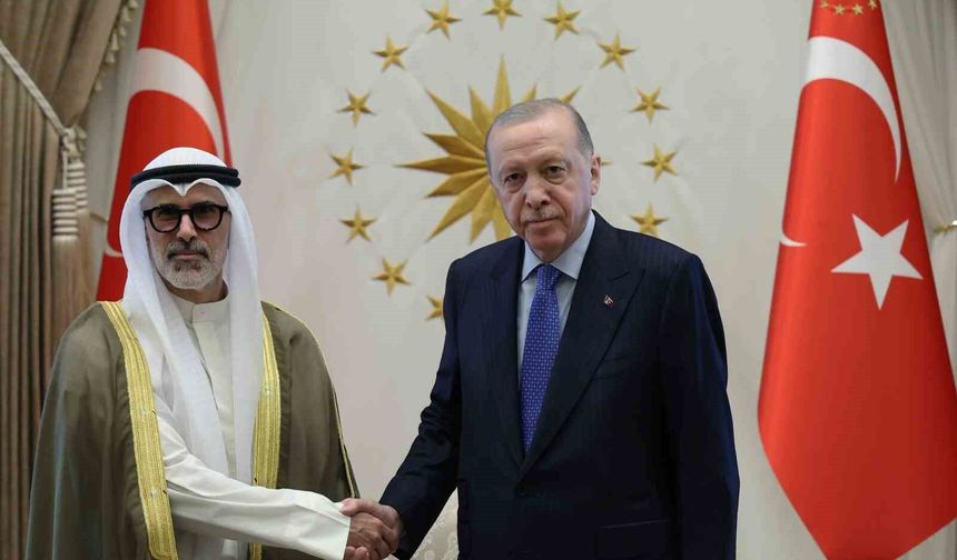 Cumhurbaşkanı Erdoğan, Kuveyt Dışişleri Bakanı Sabah'ı kabul etti