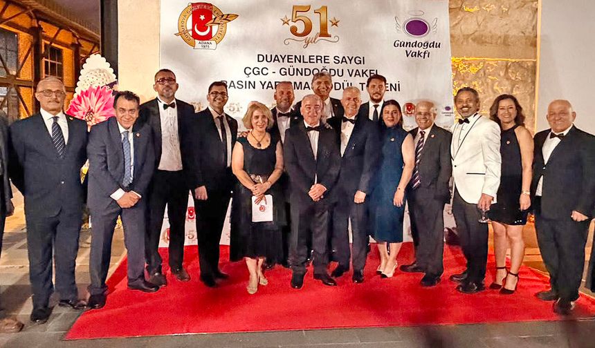 Adana Basınının Kalbi Bu Gecede Attı: ÇGC'den Duayenlere Vefa ve Ödül Töreni