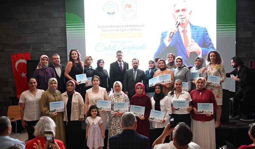Sarıçam'da Sanat Şöleni! 253 Kursiyer Sertifikasına Kavuştu
